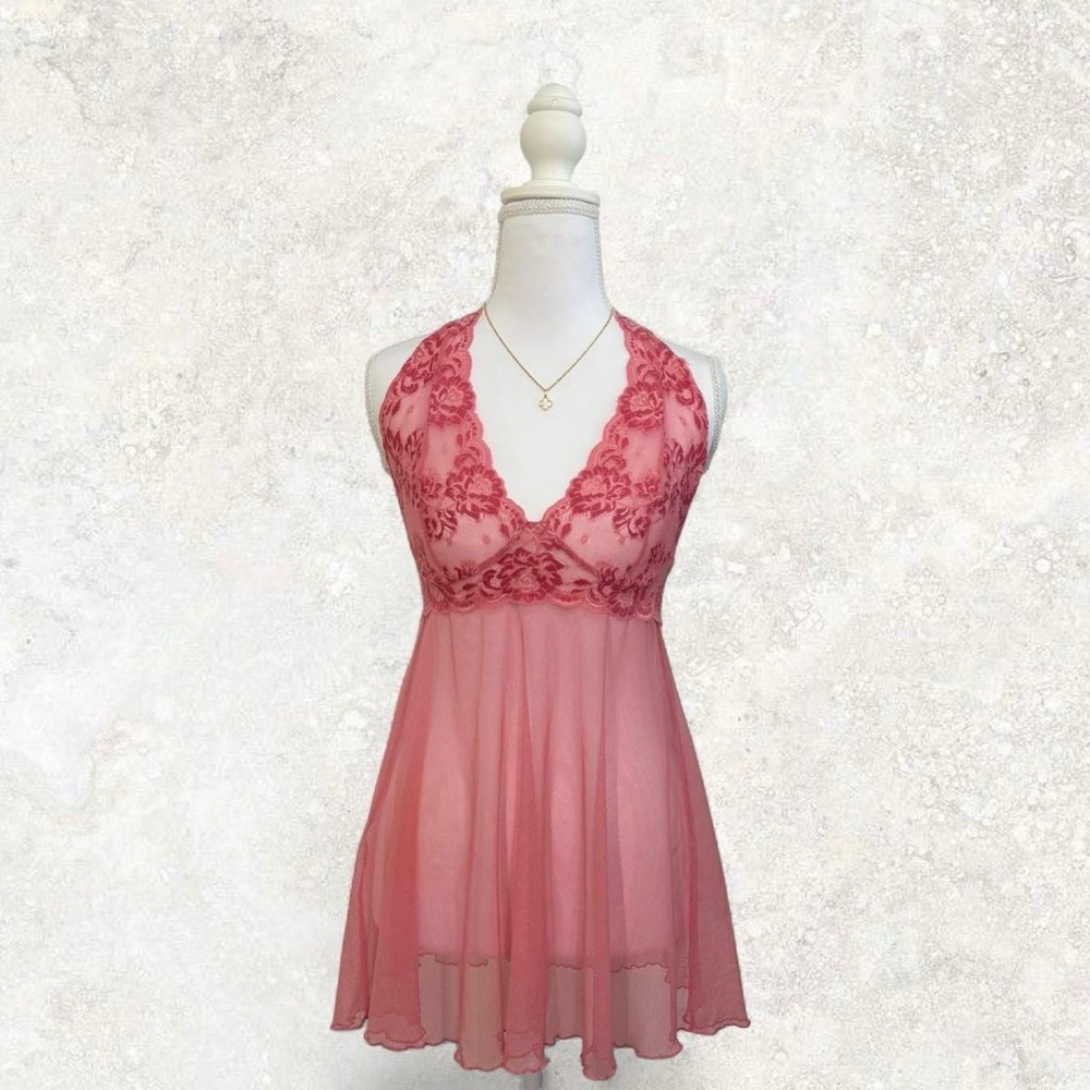 Victoria's Secret Pink Lace Mini Dress